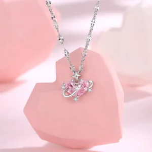 Collar Órbita de Amor Estelar