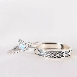 VíNCULO REAL: ANILLOS RETRO DE PAREJA, IDEAL PARA RELACIONES A LARGA DISTANCIA