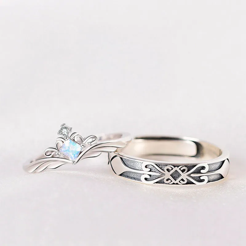 VíNCULO REAL: ANILLOS RETRO DE PAREJA, IDEAL PARA RELACIONES A LARGA DISTANCIA